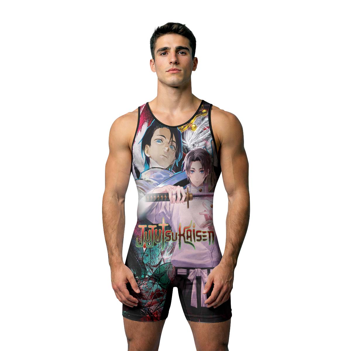  Jujutsu Kaisen Okkotsu Yuta Wrestling Singlet