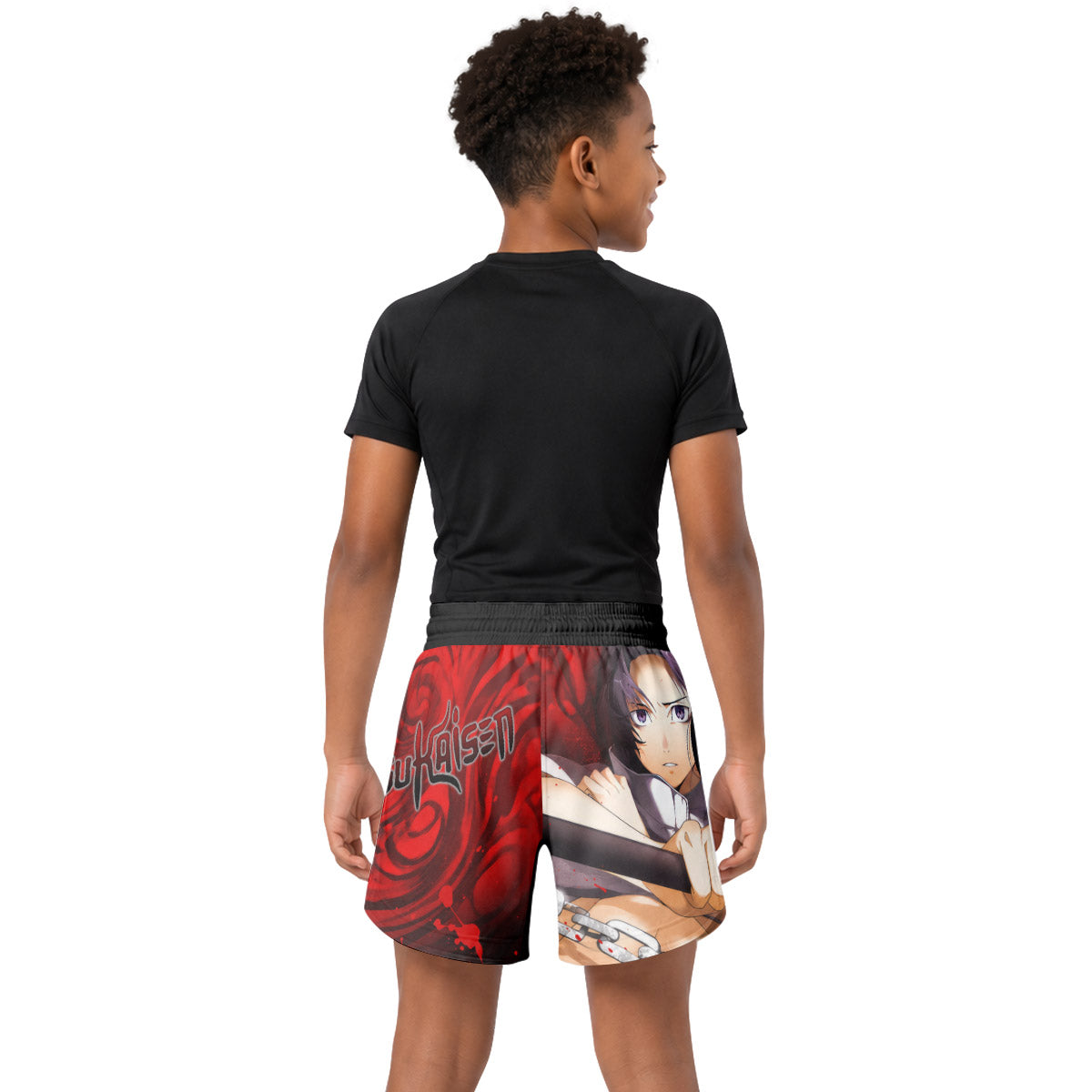 Jujutsu Kaisen Yuta And Rika Kids Grappling Shorts