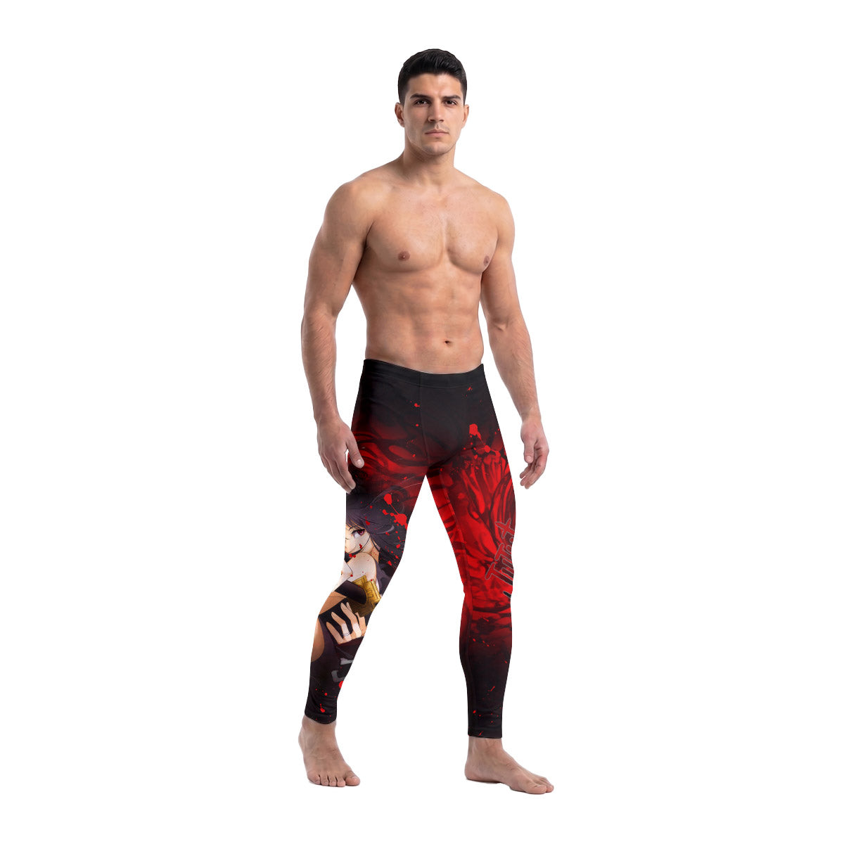  Jujutsu Kaisen Yuta And Rika Men's Compression Leggings