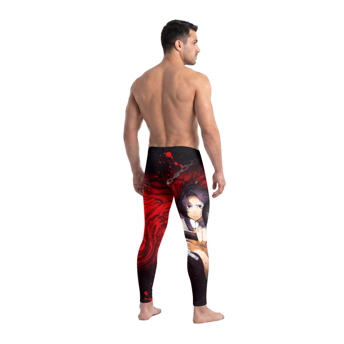  Jujutsu Kaisen Yuta And Rika Men's Compression Leggings
