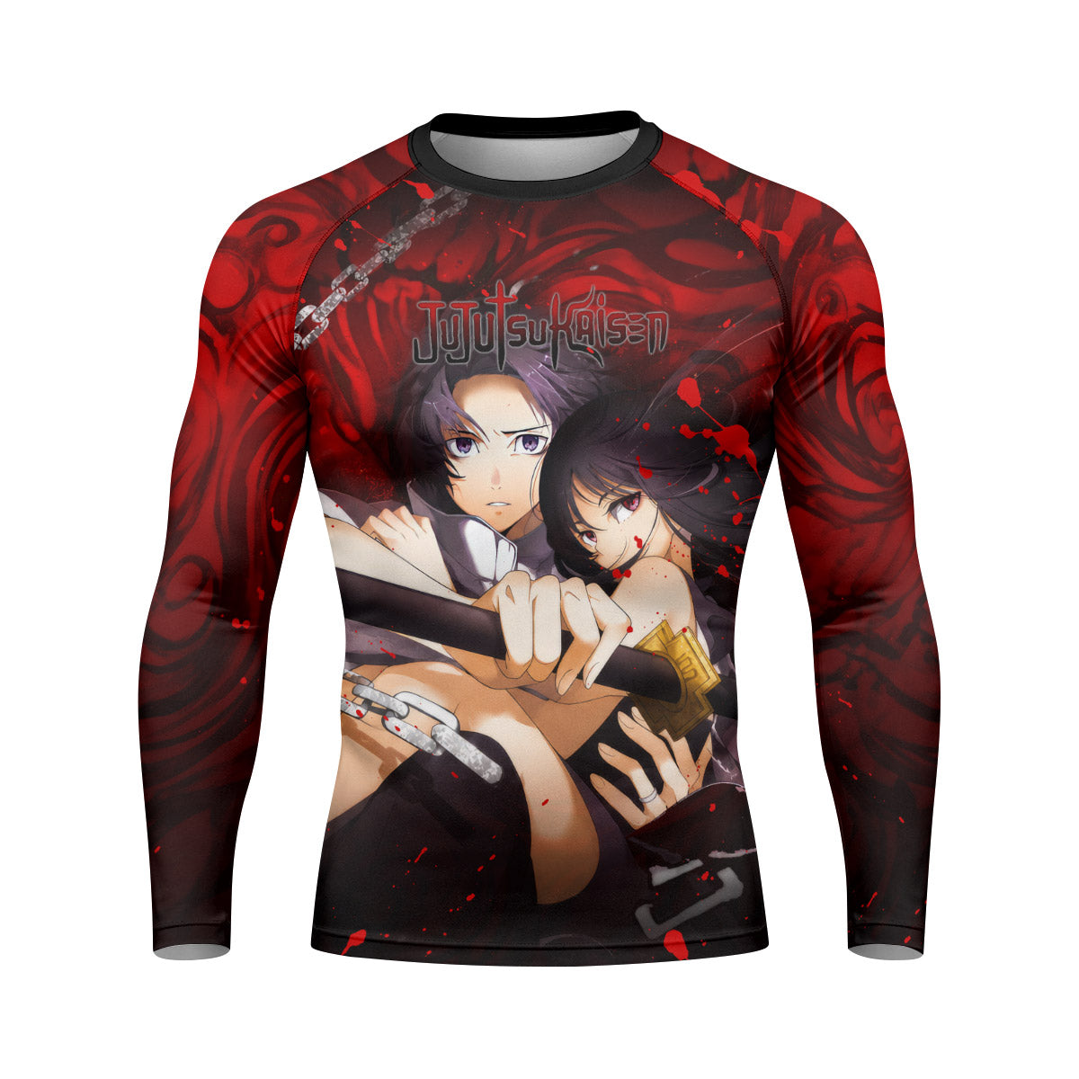 Jujutsu Kaisen Yuta And Rika Rash Guard
