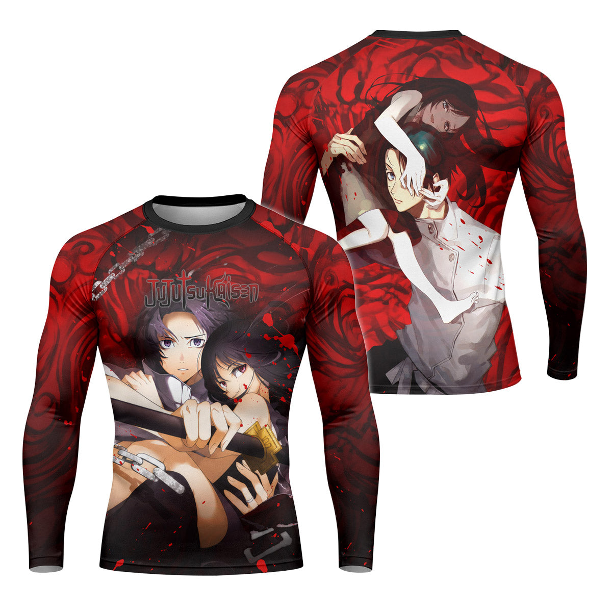 Jujutsu Kaisen Yuta And Rika Rash Guard