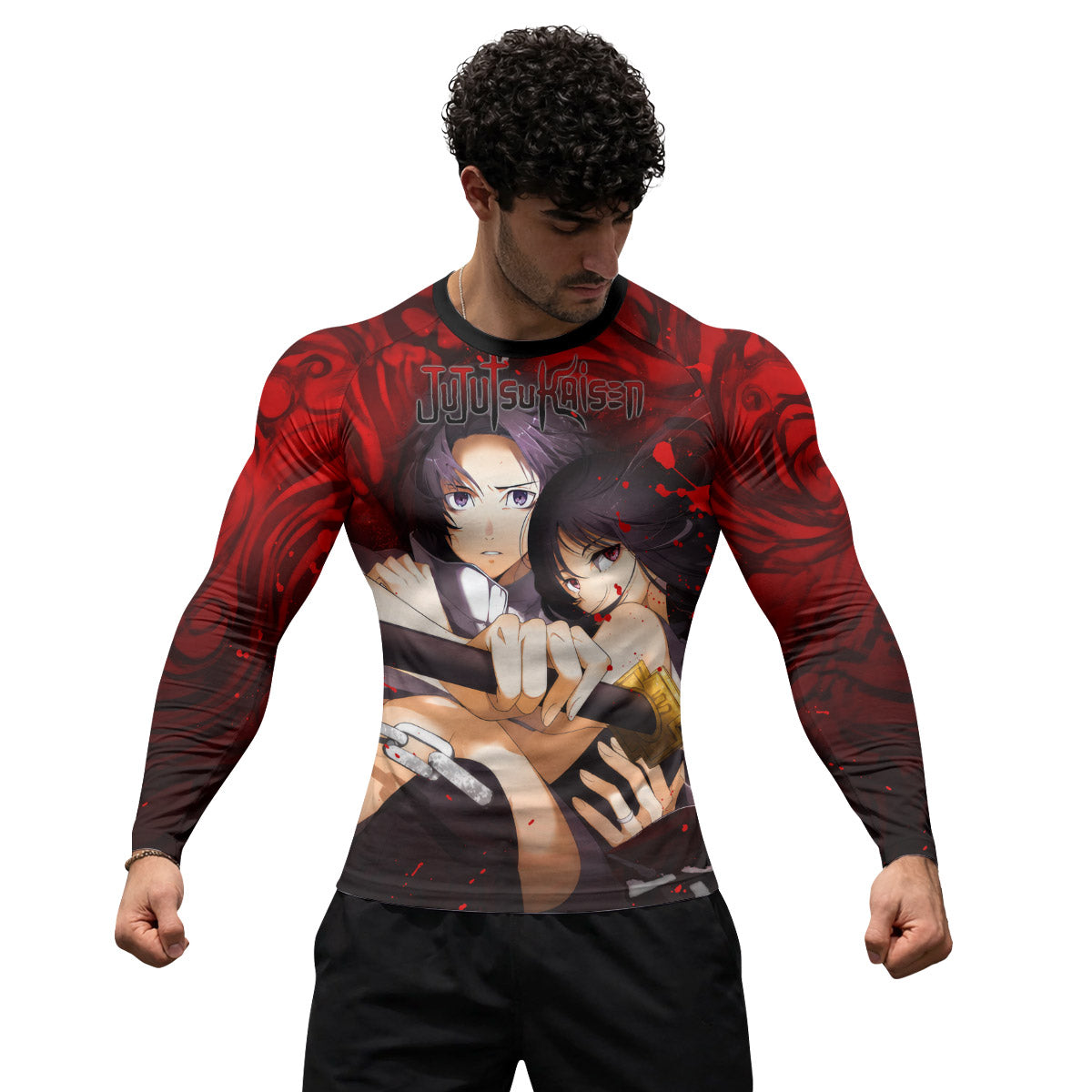Jujutsu Kaisen Yuta And Rika Rash Guard