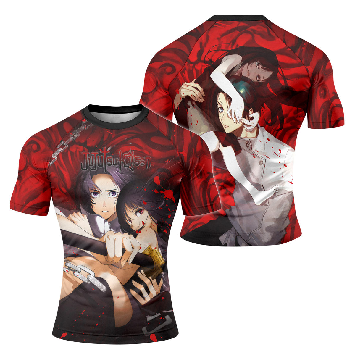 Jujutsu Kaisen Yuta And Rika Rash Guard