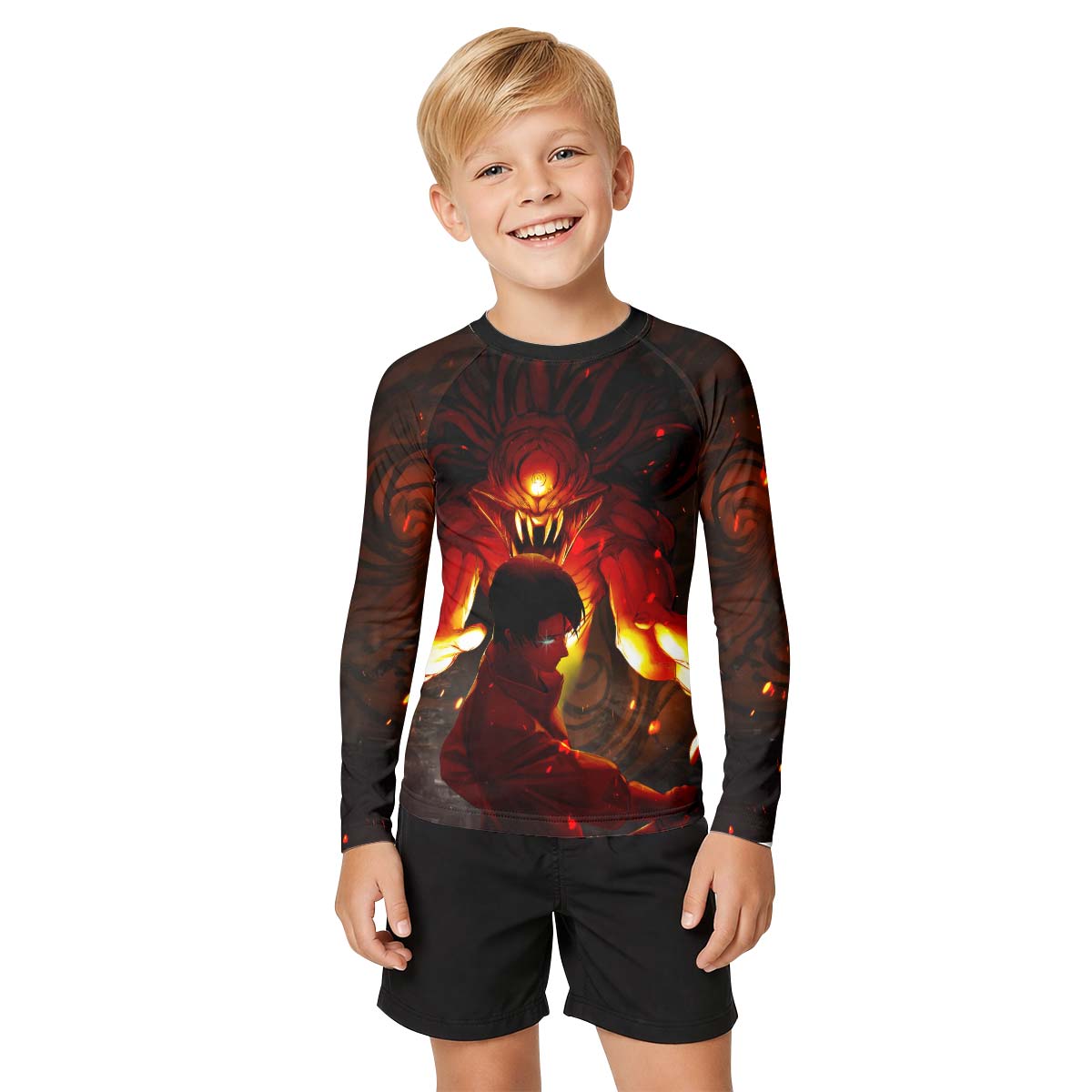 Jujutsu Kaisen Yuta Cursed Queen Kid Rash Guard
