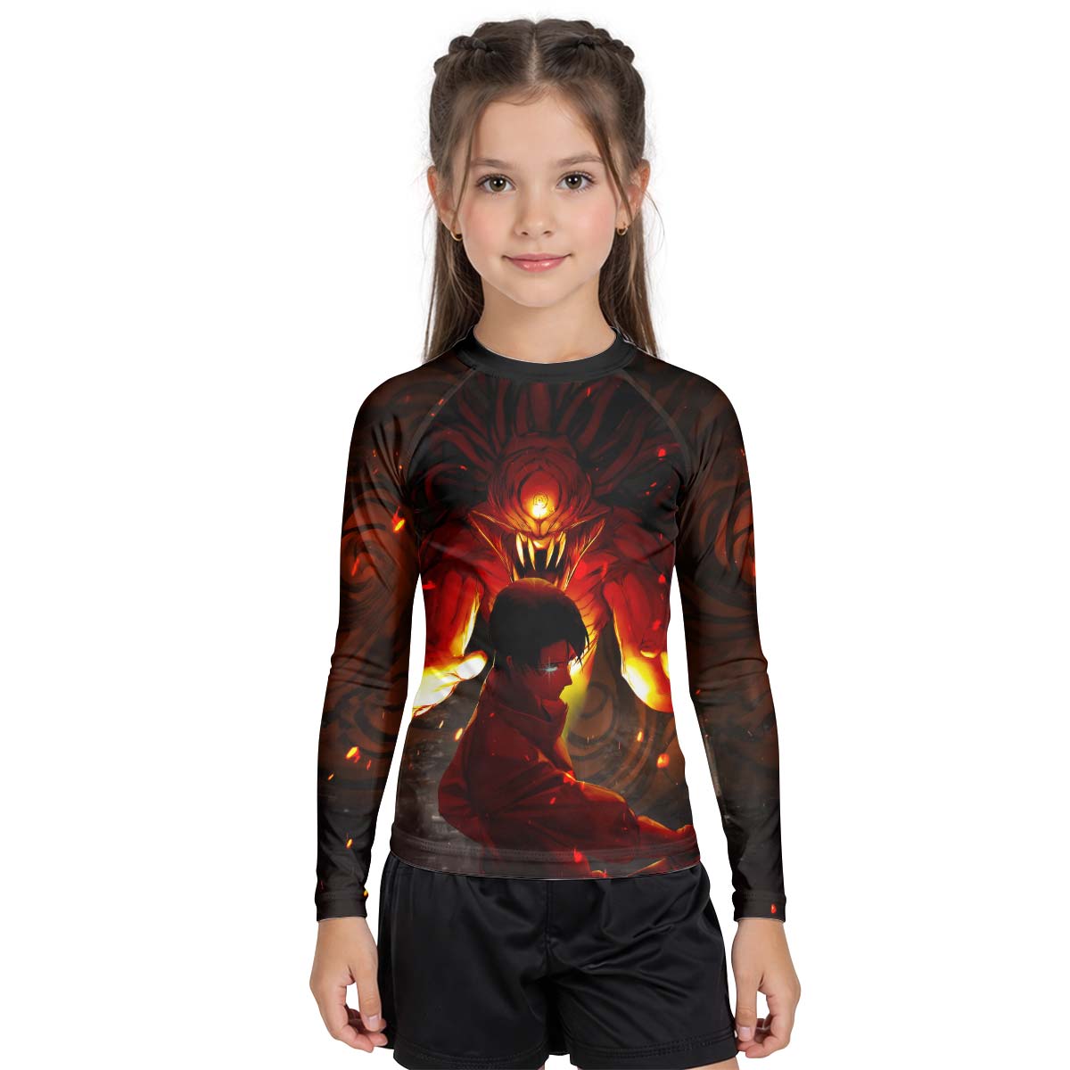 Jujutsu Kaisen Yuta Cursed Queen Kid Rash Guard