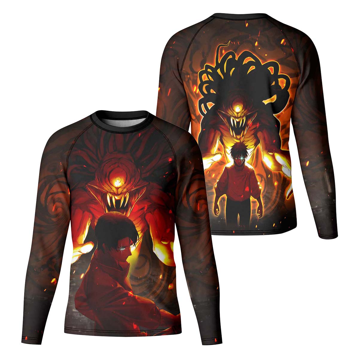 Jujutsu Kaisen Yuta Cursed Queen Kid Rash Guard