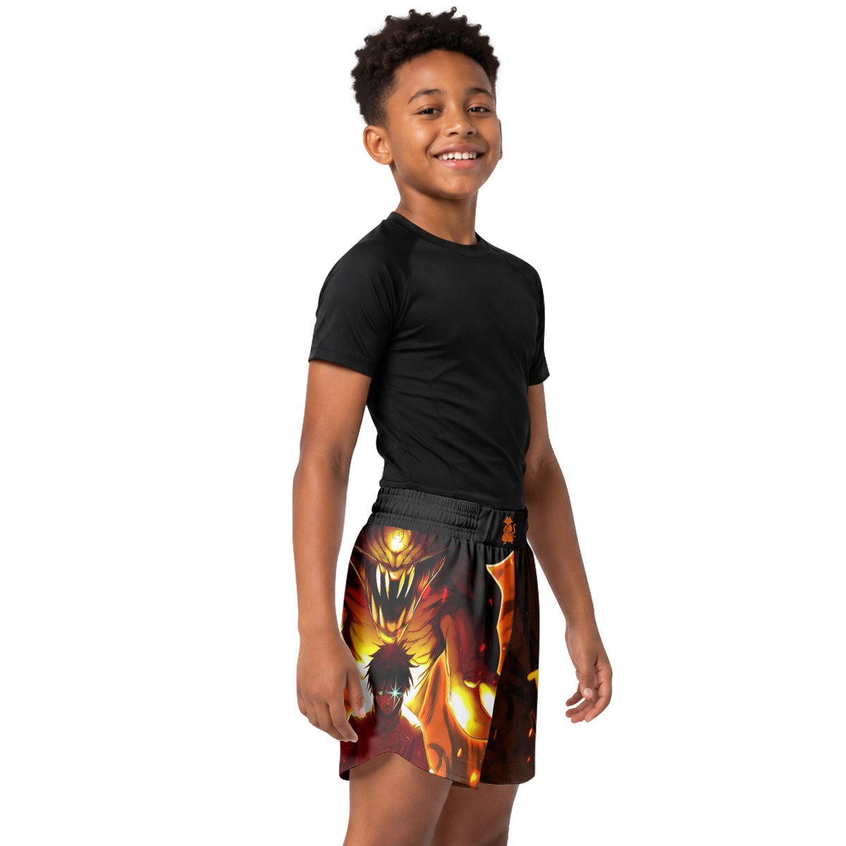 Jujutsu Kaisen Yuta Cursed Queen Kids Grappling Shorts
