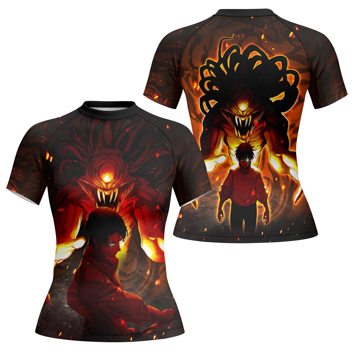  Jujutsu Kaisen Yuta Cursed Queen Rash Guard
