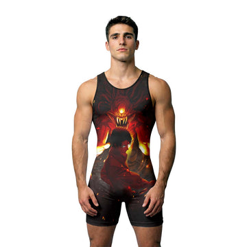  Jujutsu Kaisen Yuta Cursed Queen Wrestling Singlet