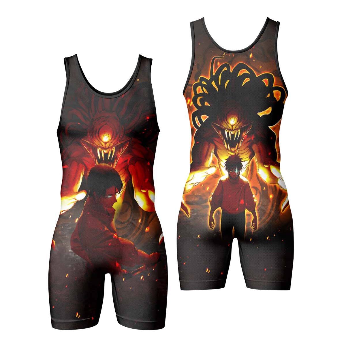  Jujutsu Kaisen Yuta Cursed Queen Wrestling Singlet
