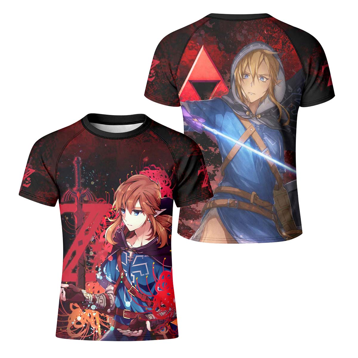  Legend of Zelda Link Master Sword Kid Rash Guard
