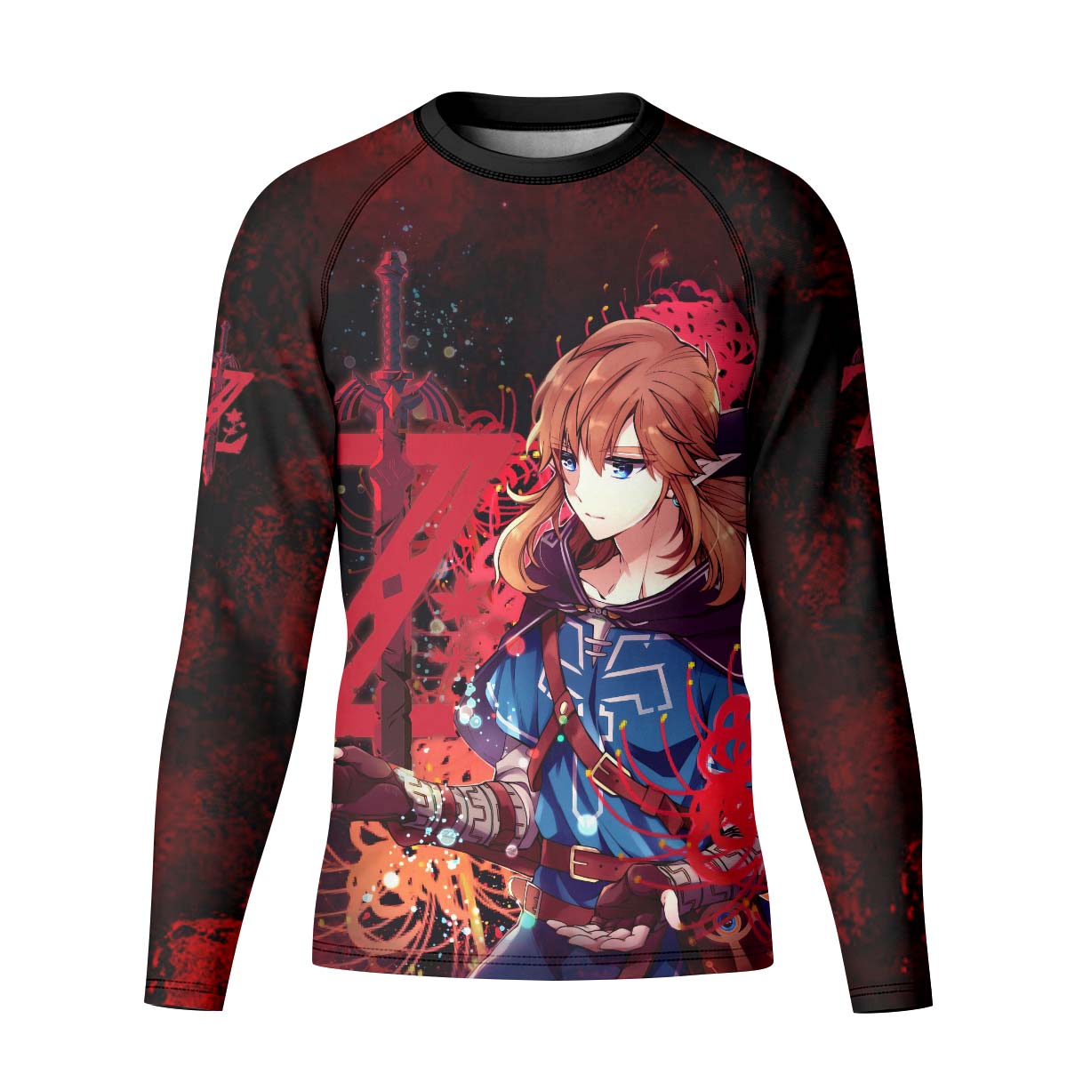 Legend of Zelda Link Master Sword Kid Rash Guard