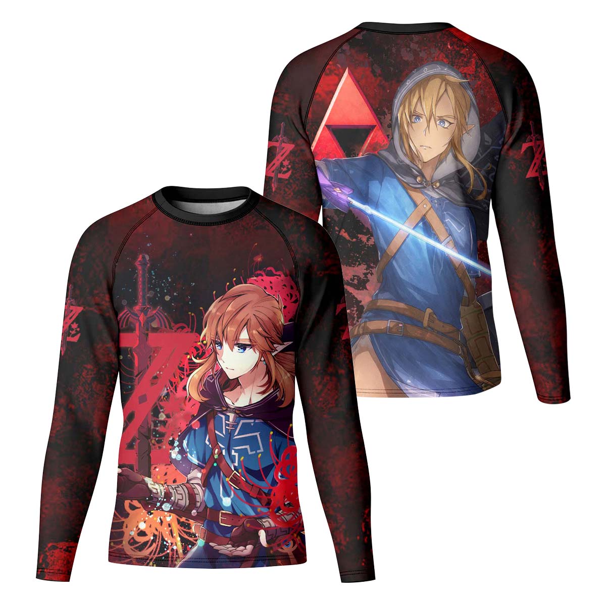 Legend of Zelda Link Master Sword Kid Rash Guard