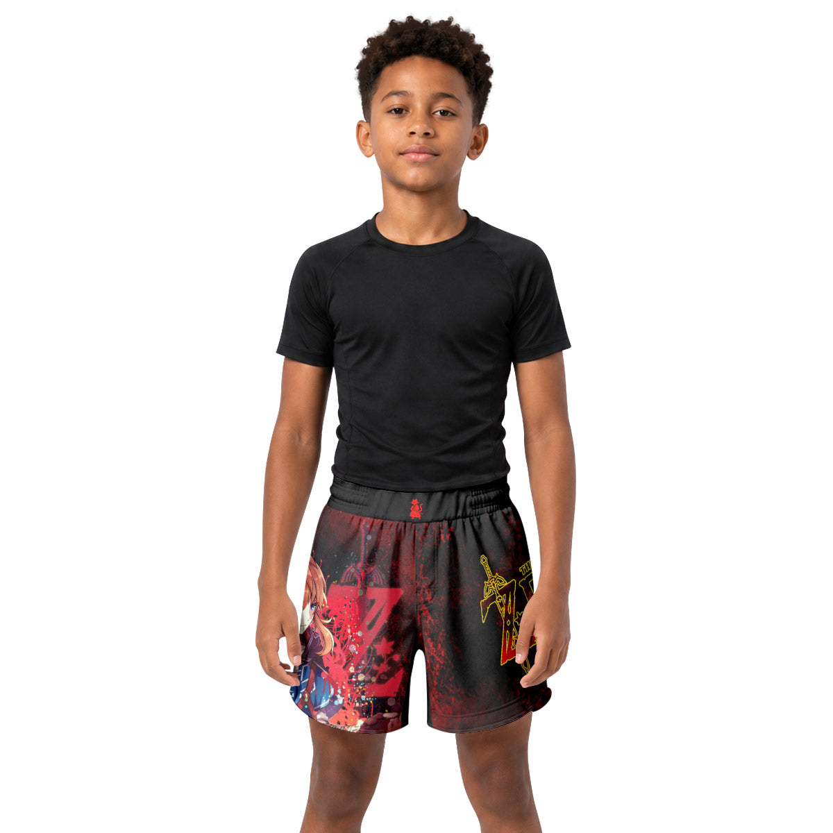 Legend of Zelda Link Master Sword Kids Grappling Shorts