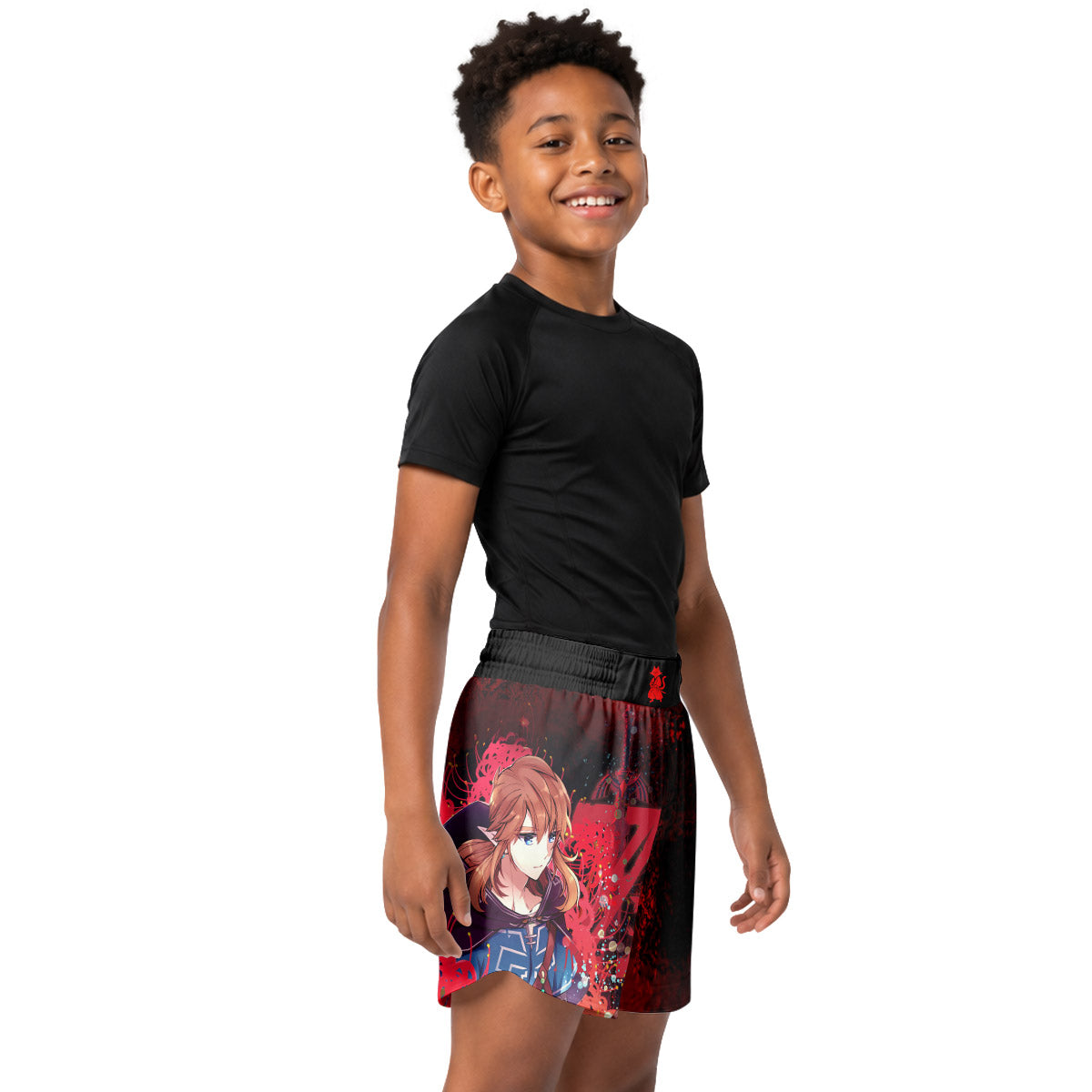 Legend of Zelda Link Master Sword Kids Grappling Shorts