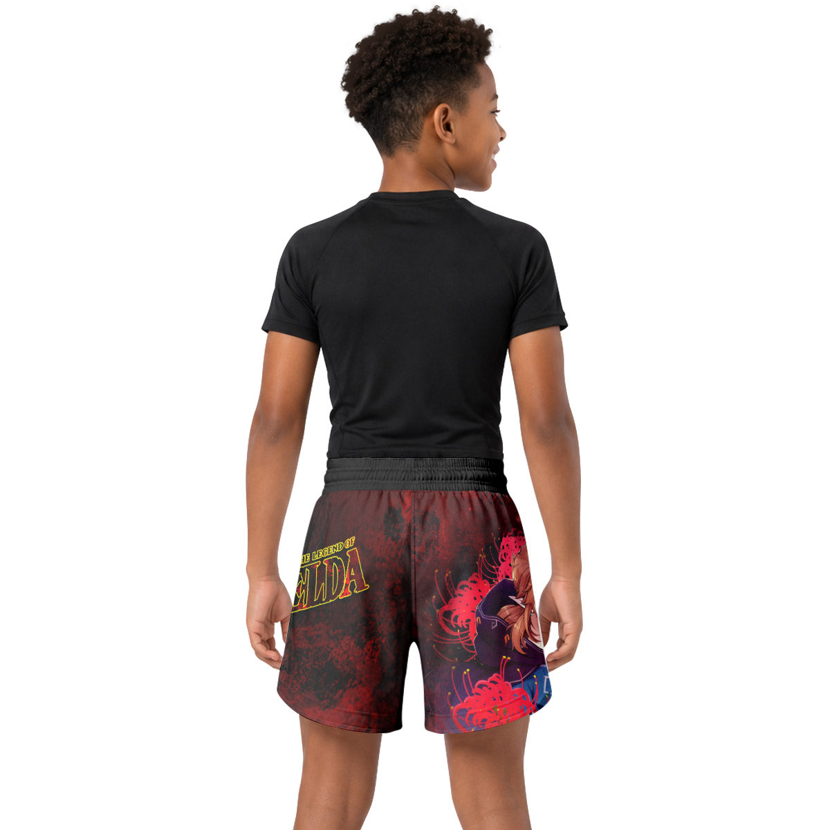 Legend of Zelda Link Master Sword Kids Grappling Shorts
