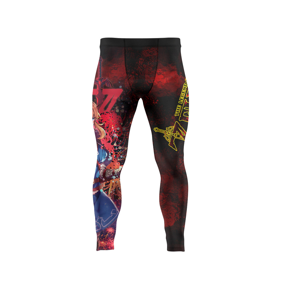  Legend of Zelda Link Master Sword Men's Compression Leggings