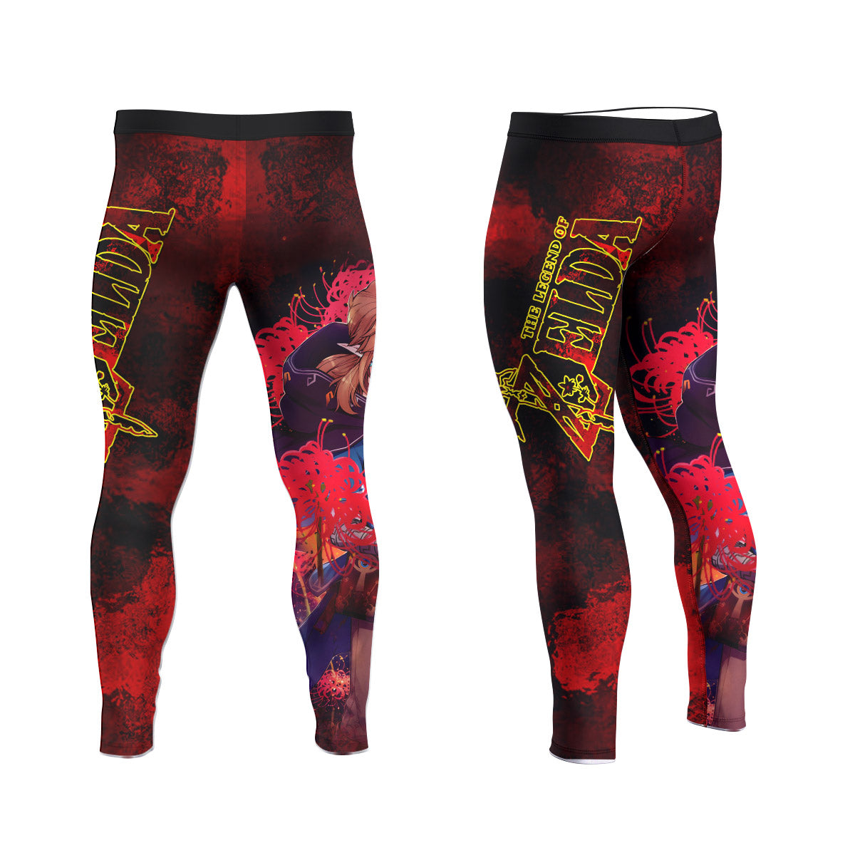  Legend of Zelda Link Master Sword Men's Compression Leggings