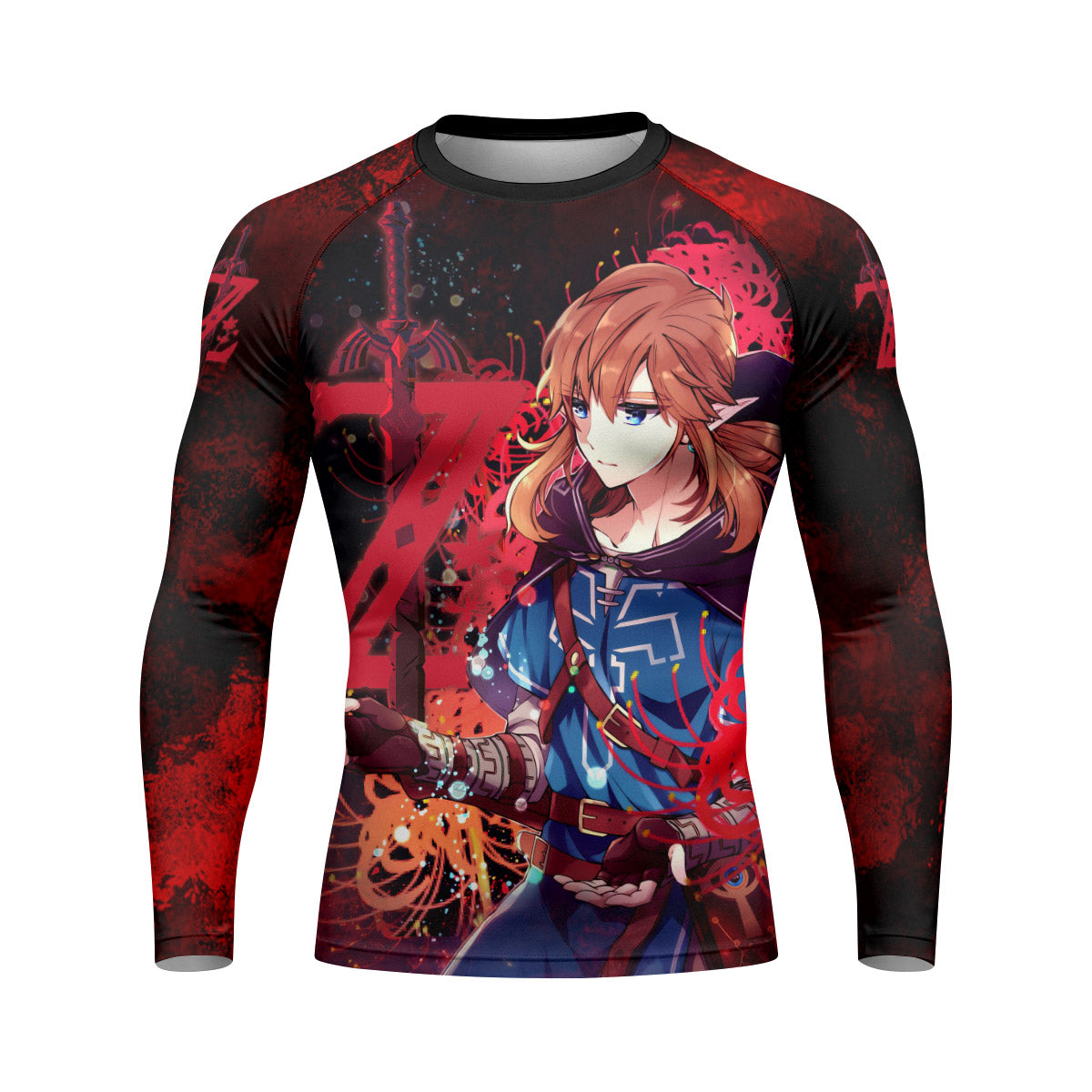 Legend of Zelda Link Master Sword Rash Guard
