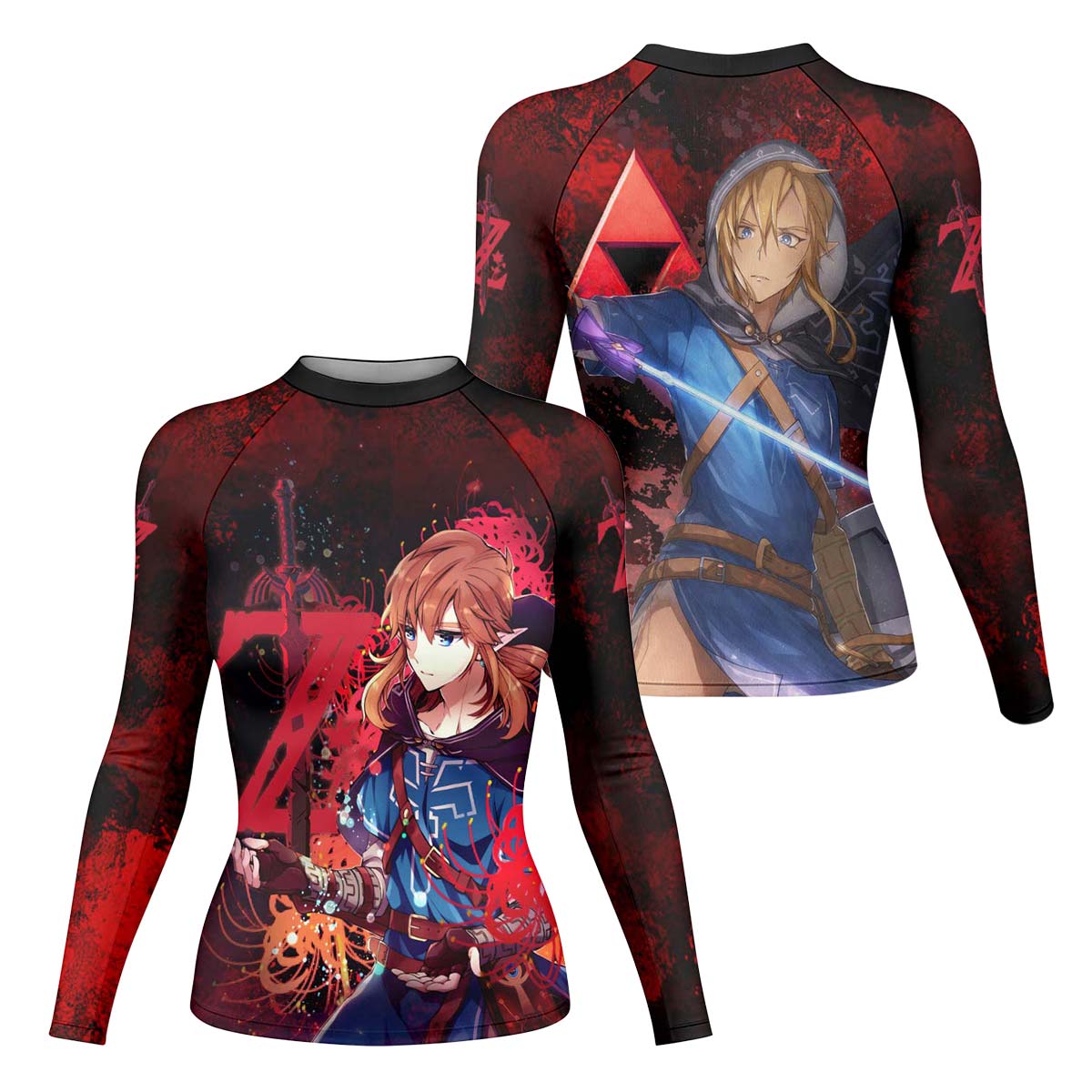  Legend of Zelda Link Master Sword Rash Guard