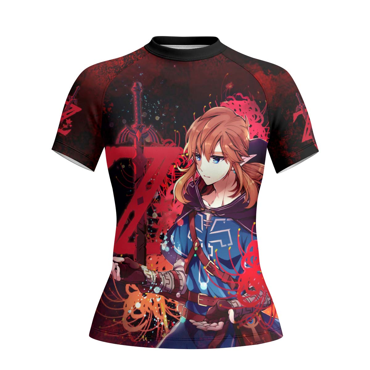  Legend of Zelda Link Master Sword Rash Guard
