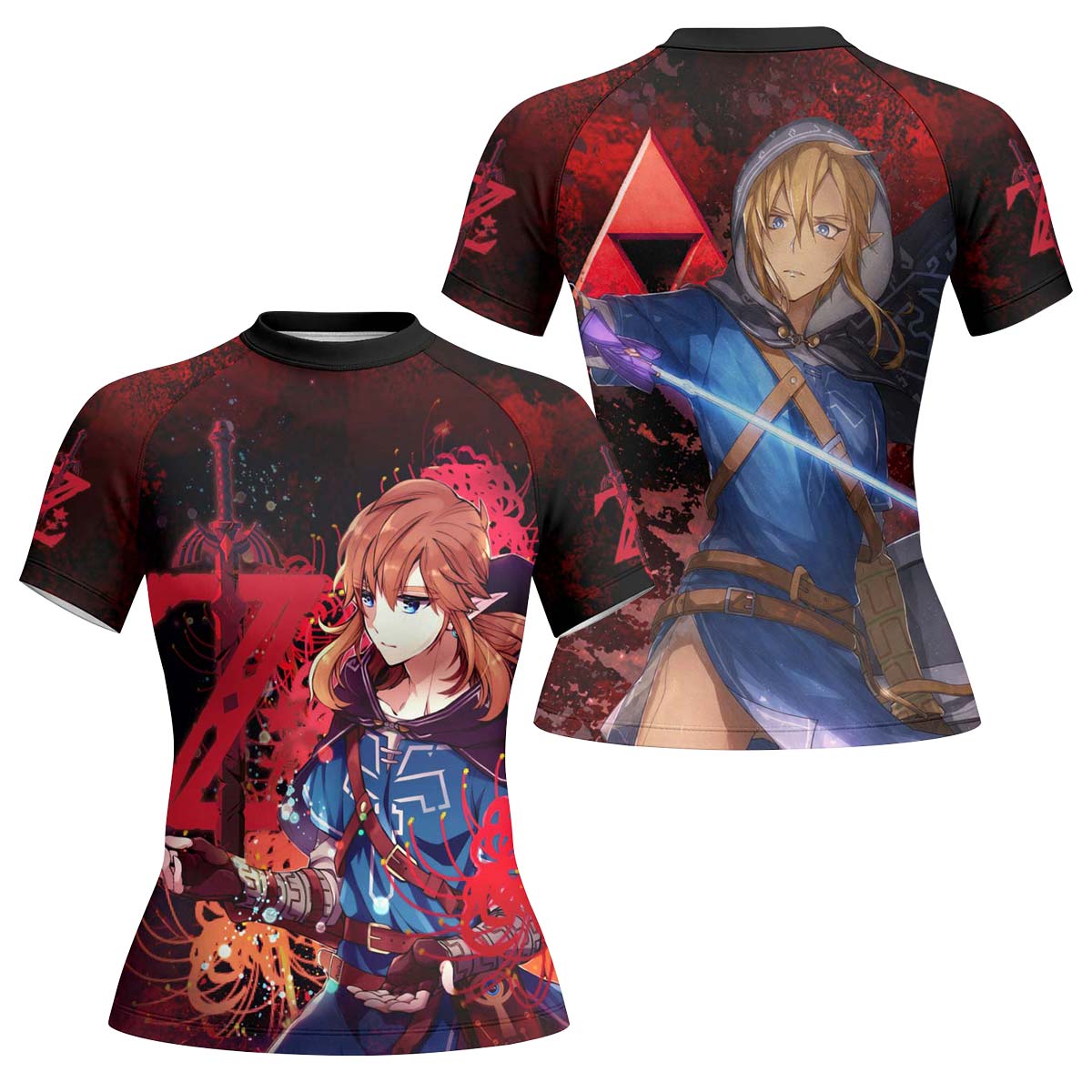  Legend of Zelda Link Master Sword Rash Guard