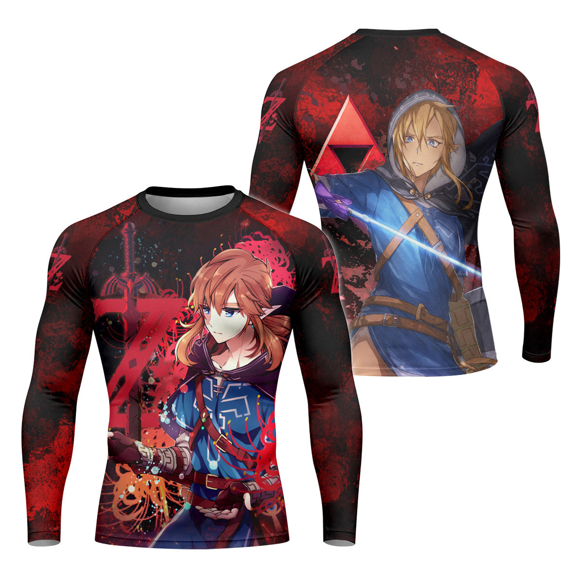  Legend of Zelda Link Master Sword Rash Guard