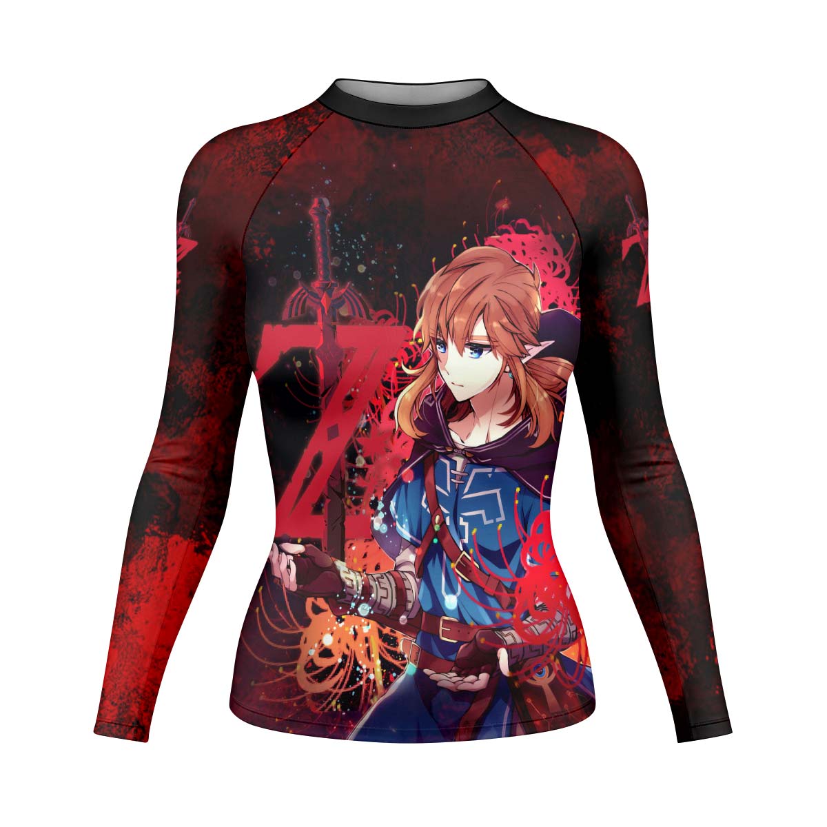  Legend of Zelda Link Master Sword Rash Guard