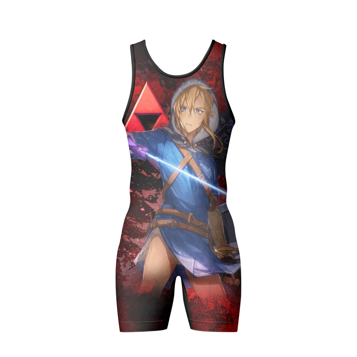  Legend of Zelda Link Master Sword Wrestling Singlet