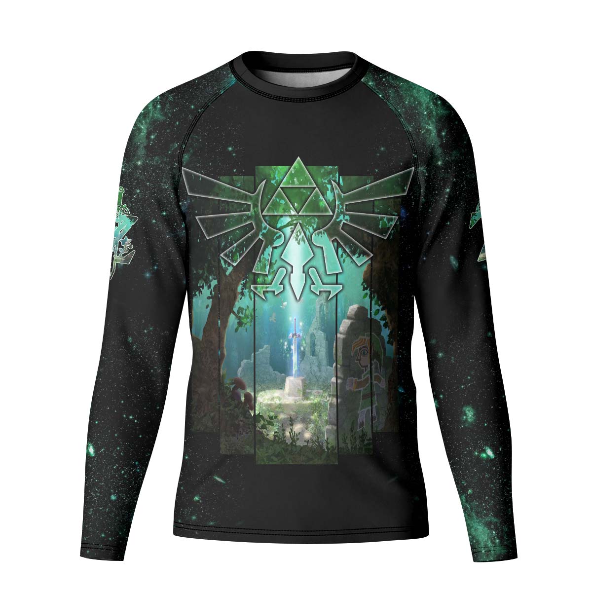 Legend of Zelda Master Swords Kid Rash Guard