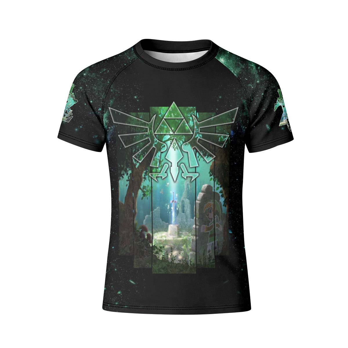 Legend of Zelda Master Swords Kid Rash Guard