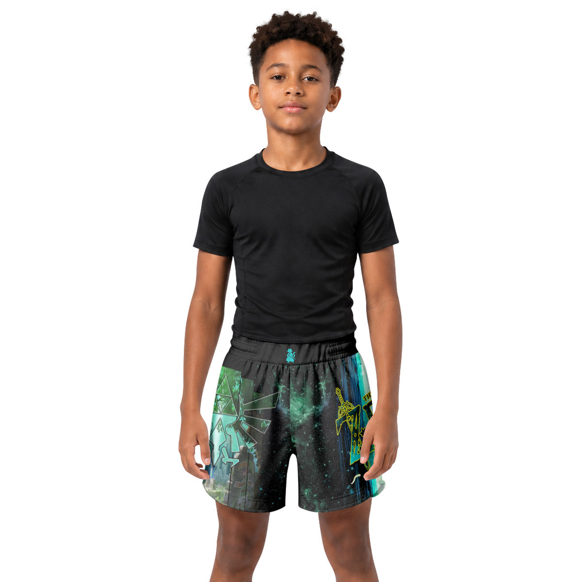 Legend of Zelda Master Swords Kids Grappling Shorts