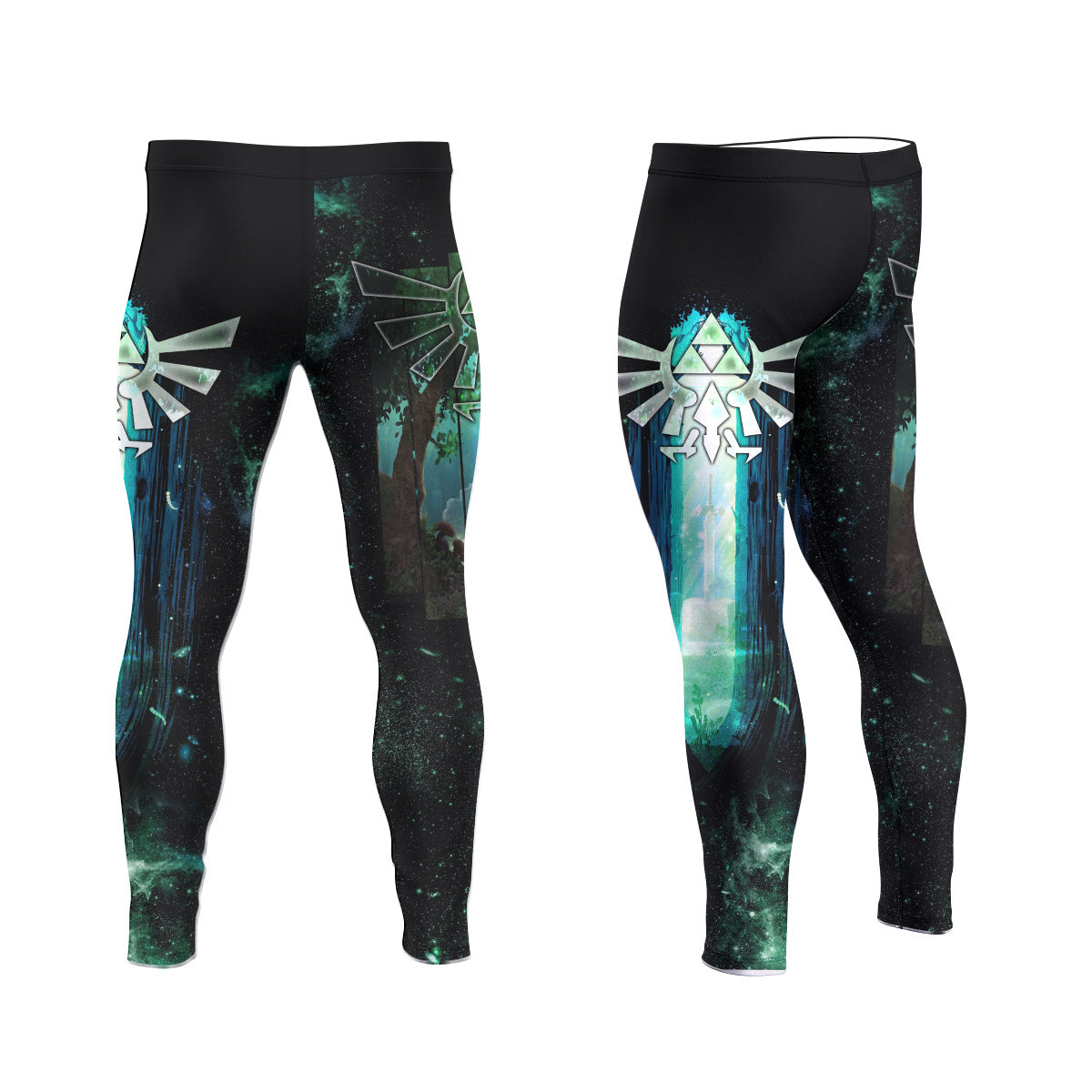  Legend of Zelda Master Swords Men's Compression Leggings