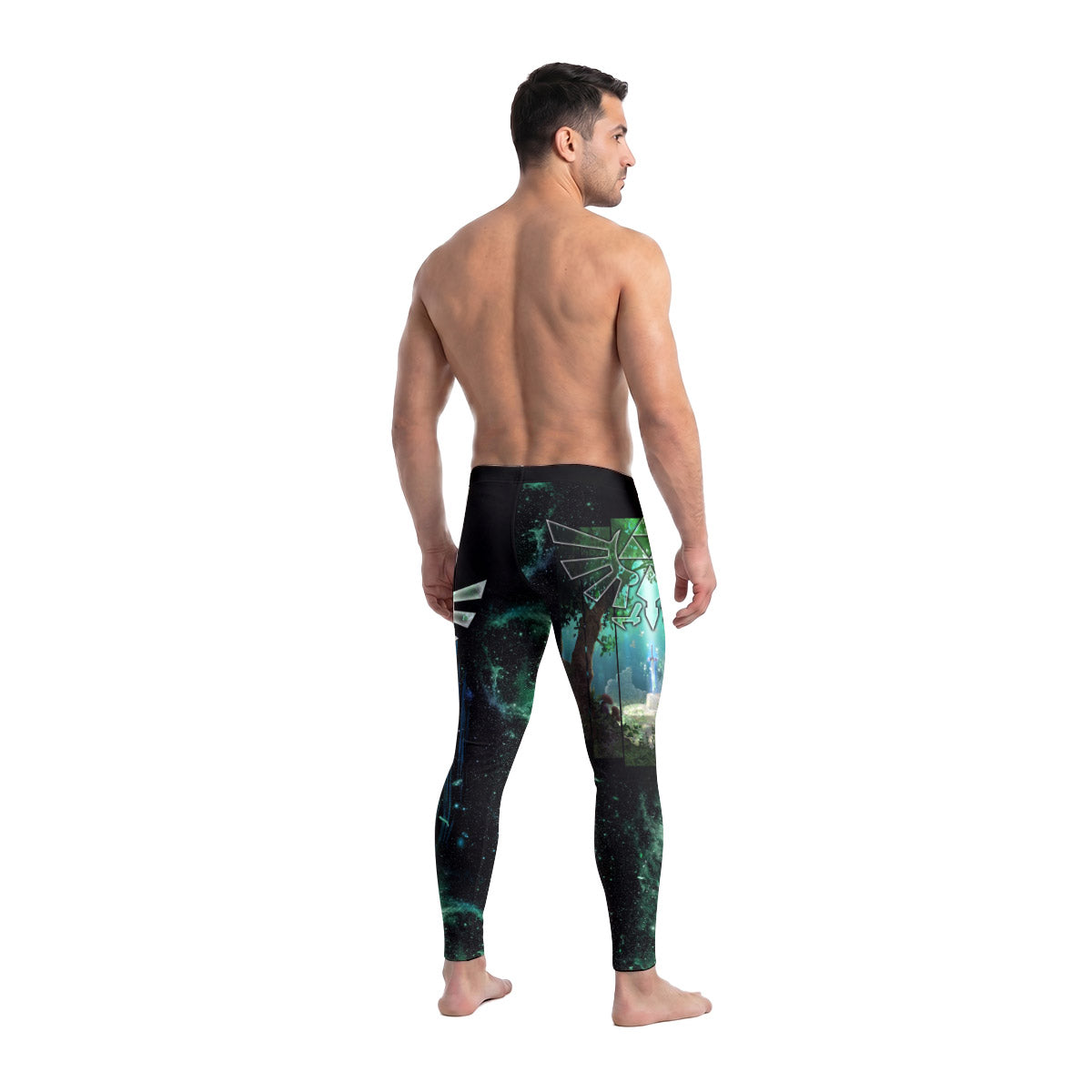  Legend of Zelda Master Swords Men's Compression Leggings