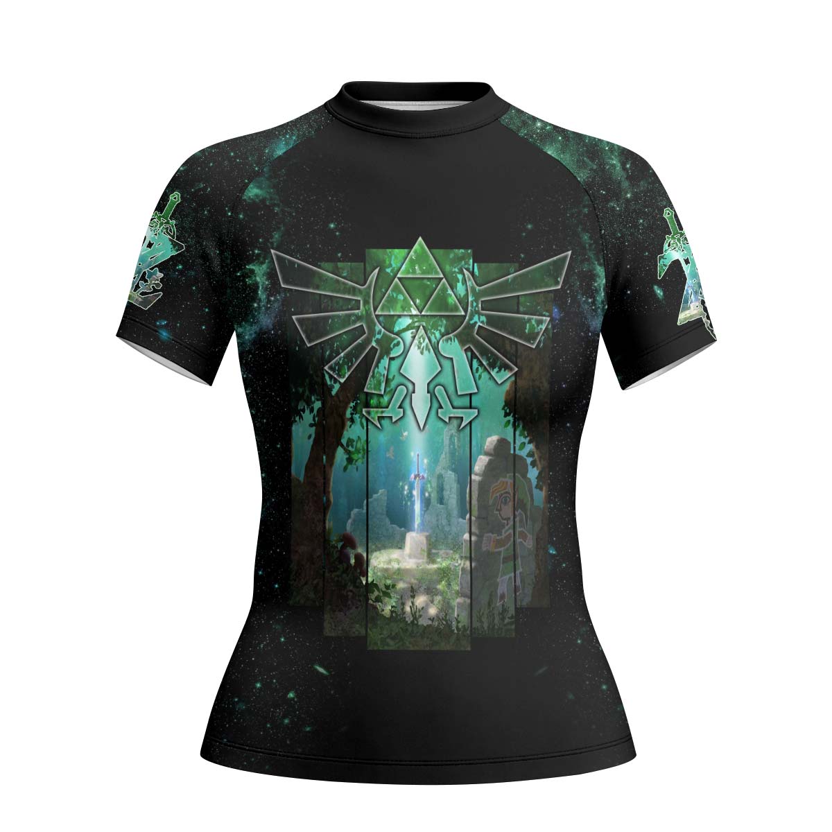 Legend of Zelda Master Swords Rash Guard