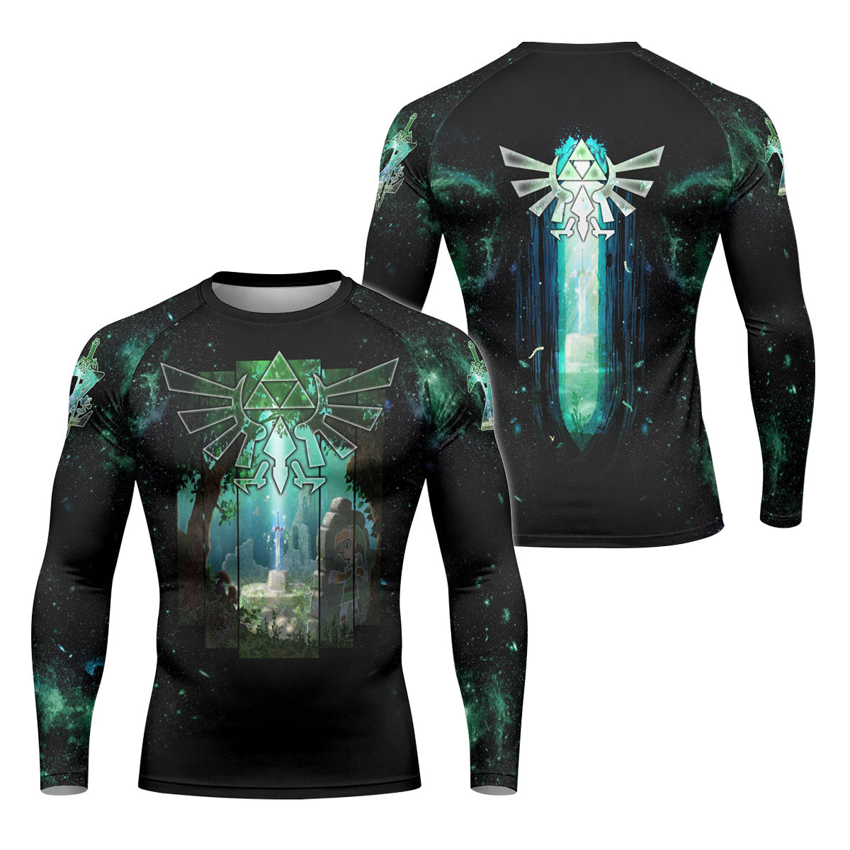Legend of Zelda Master Swords Rash Guard