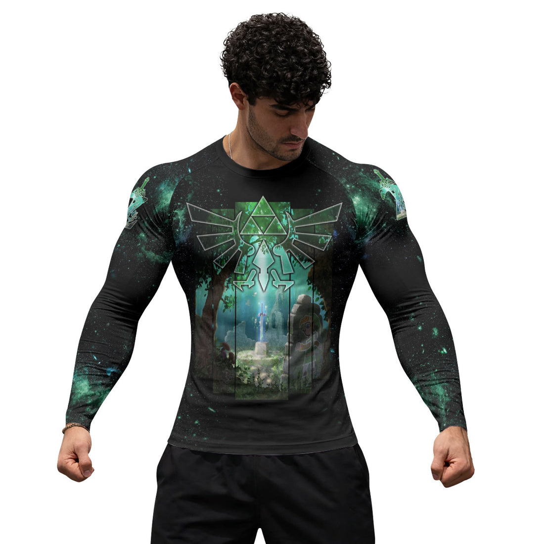 Legend of Zelda Master Swords Rash Guard