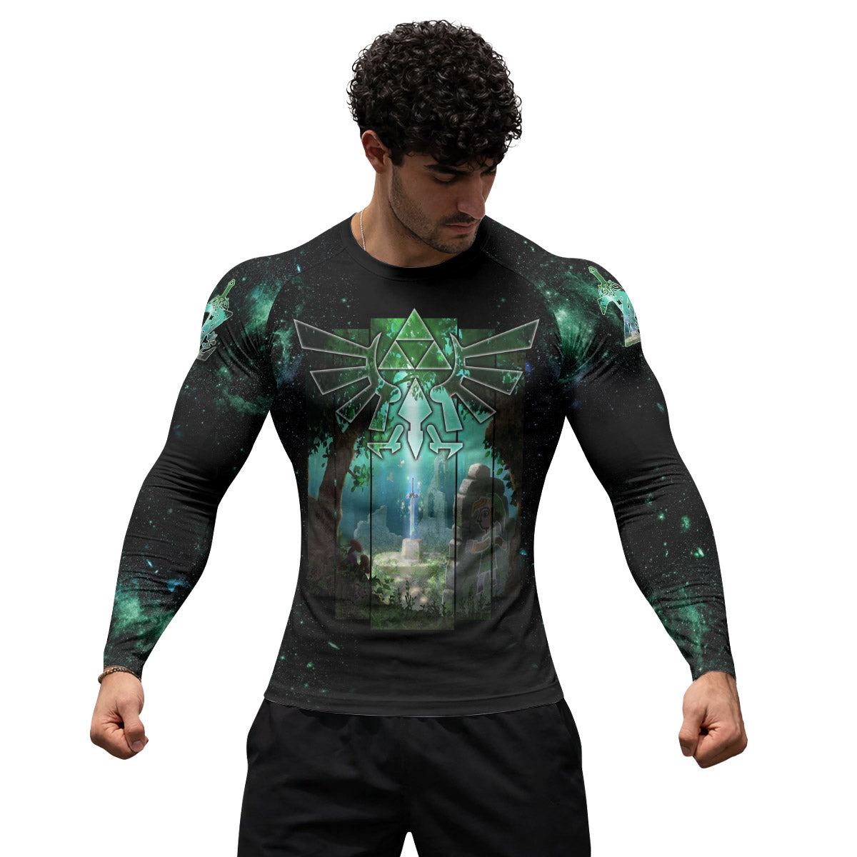 Legend of Zelda Master Swords Rash Guard
