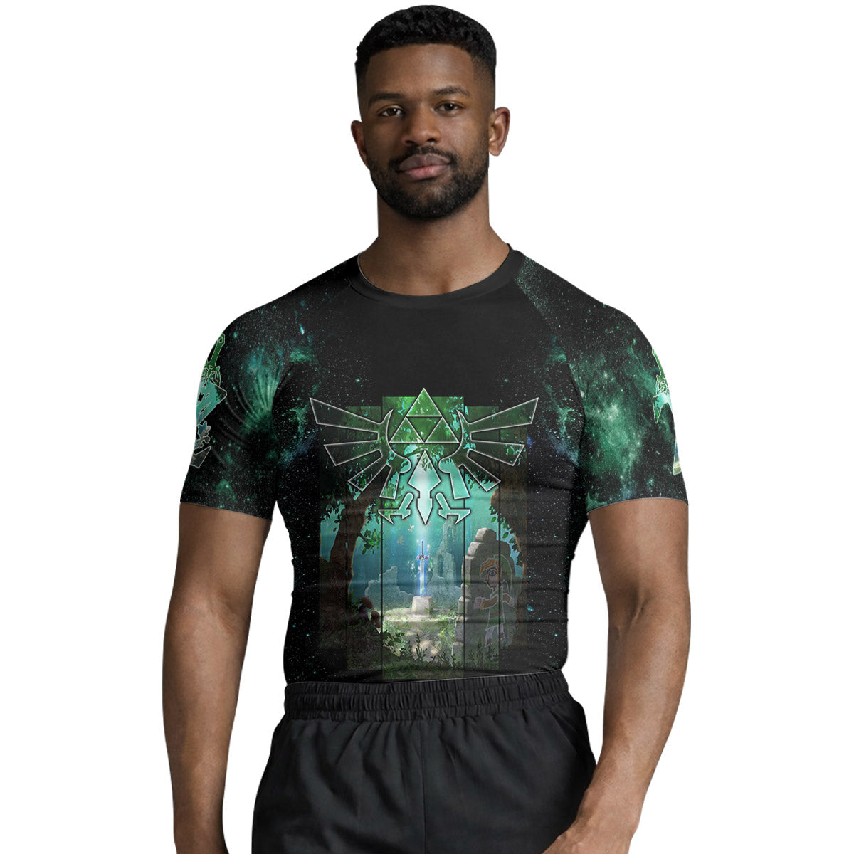 Legend of Zelda Master Swords Rash Guard