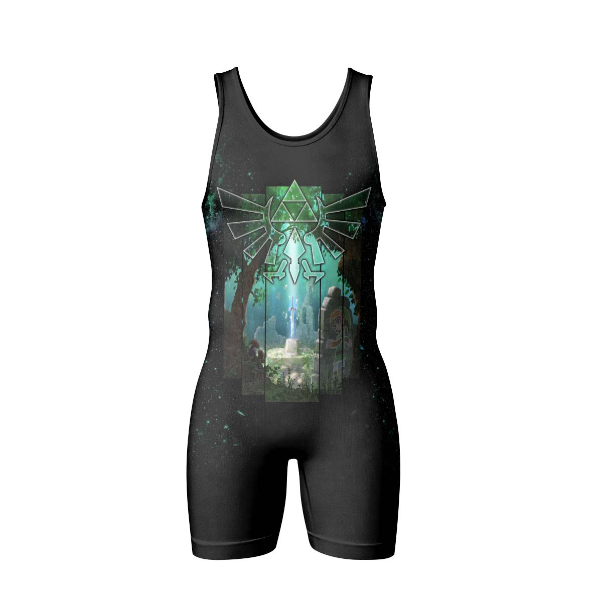 Legend of Zelda Master Swords Wrestling Singlet