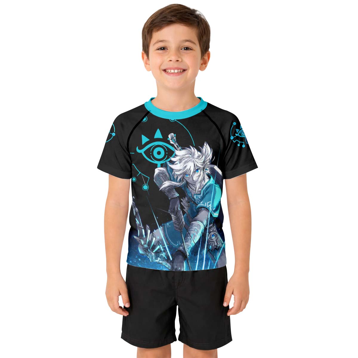  Link Breath of The Wild Kid Rash Guard