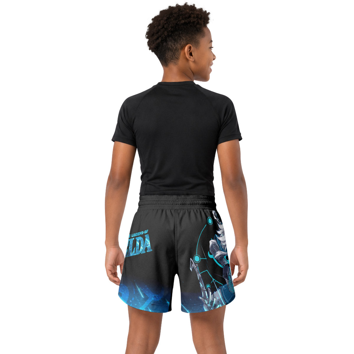 Link Breath of The Wild Kids Grappling Shorts