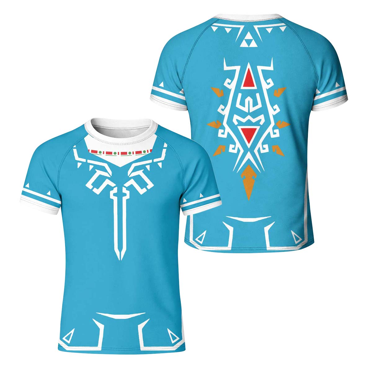  Link Champion's Tunic Cosplay Kid Rash Guard