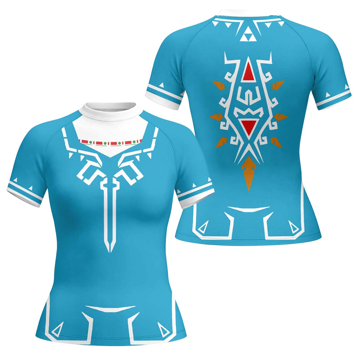 Link Champion's Tunic Cosplay Rash Guard