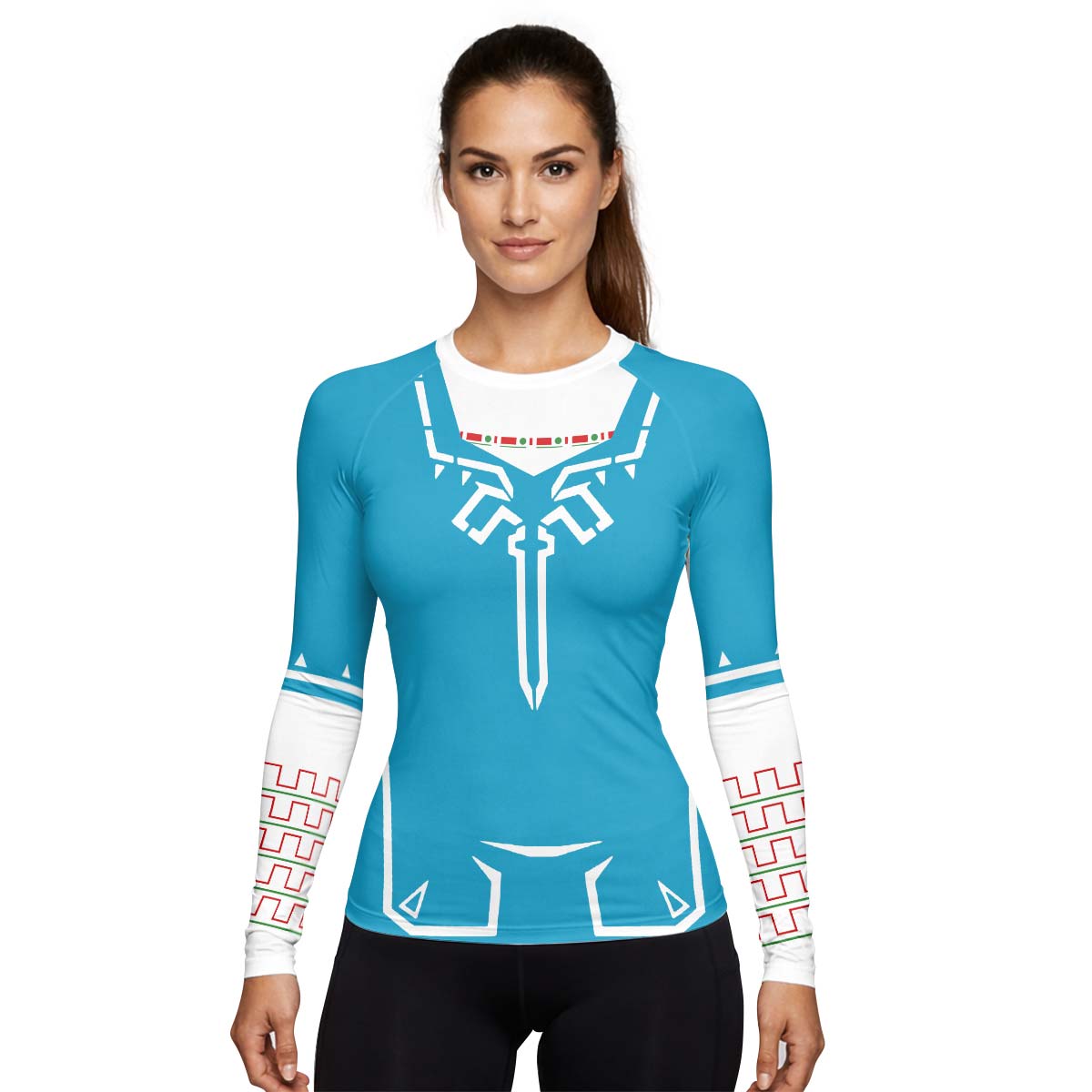  Link Champion's Tunic Cosplay Rash Guard
