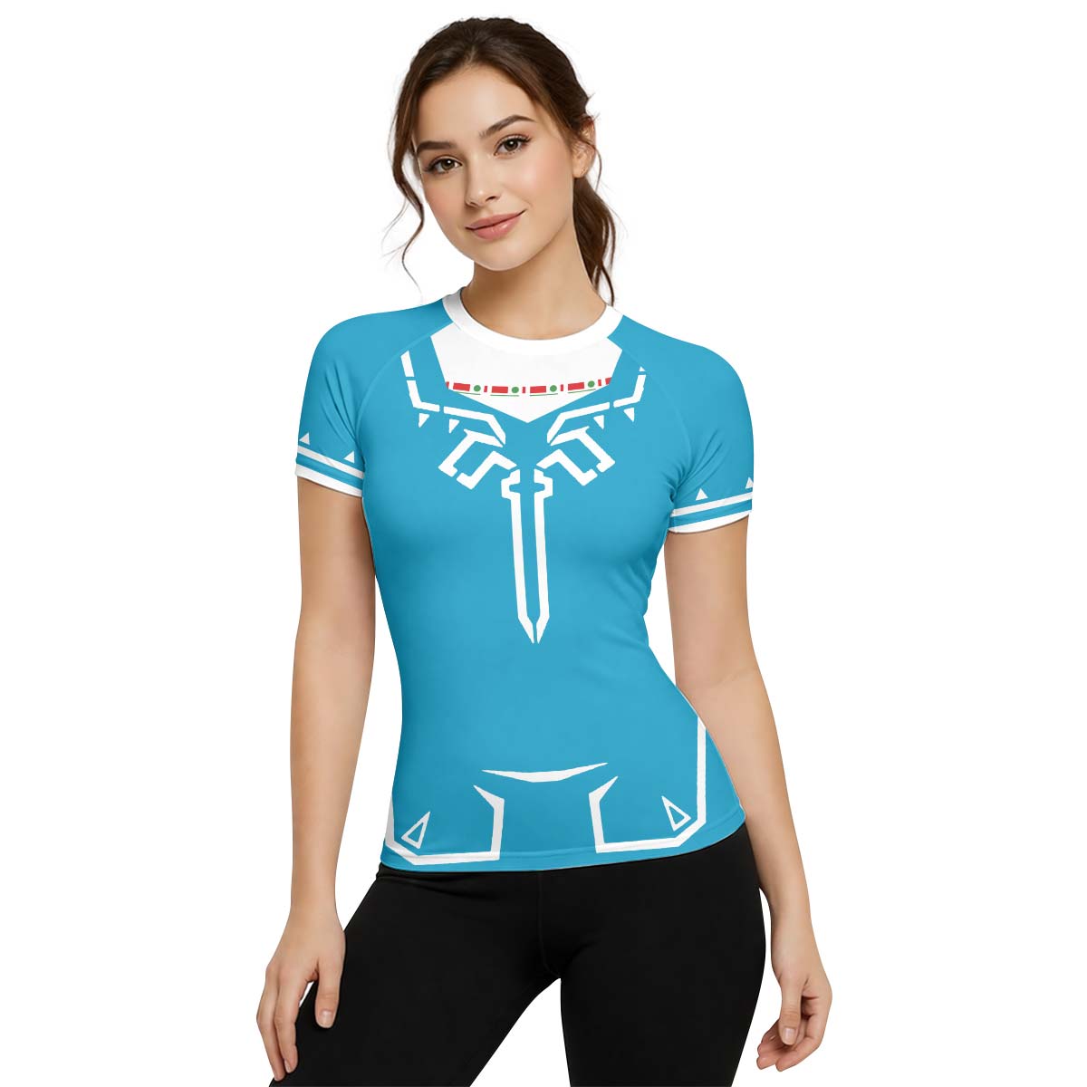  Link Champion's Tunic Cosplay Rash Guard
