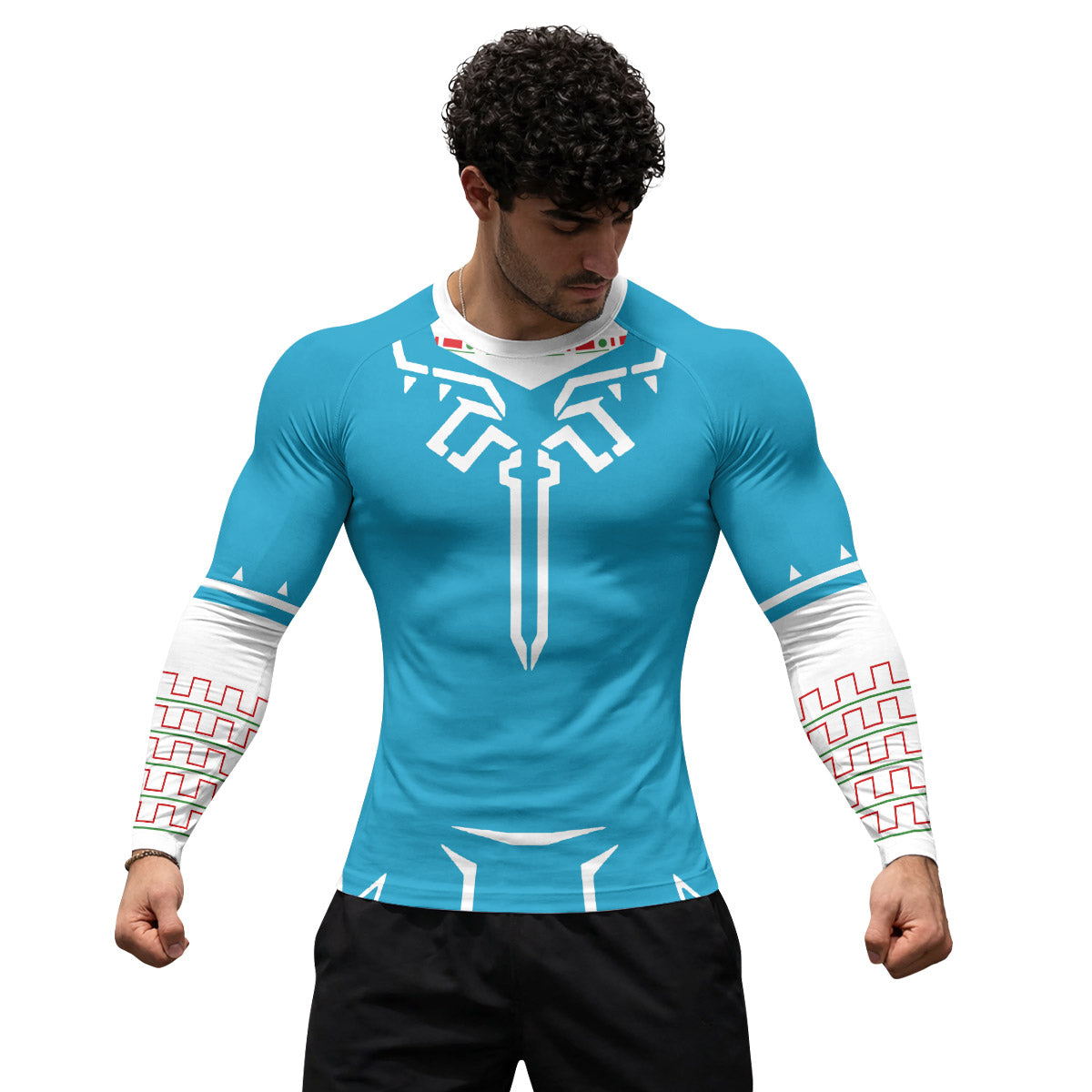  Link Champion's Tunic Cosplay Rash Guard