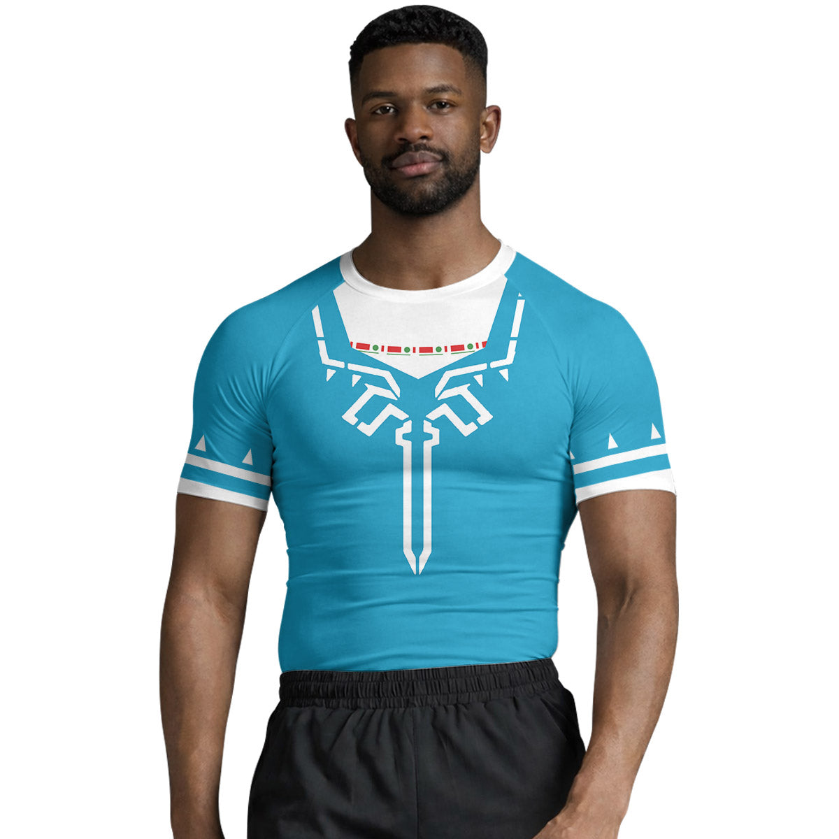  Link Champion's Tunic Cosplay Rash Guard