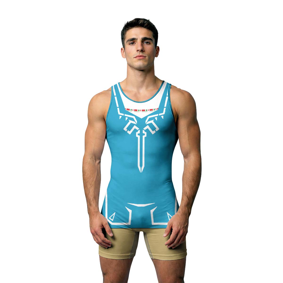  Link Champion's Tunic Cosplay Wrestling Singlet